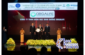Thương hiệu dinh dưỡng Orgalife được vinh danh “Số 1 Việt Nam” và Top 10 châu Á